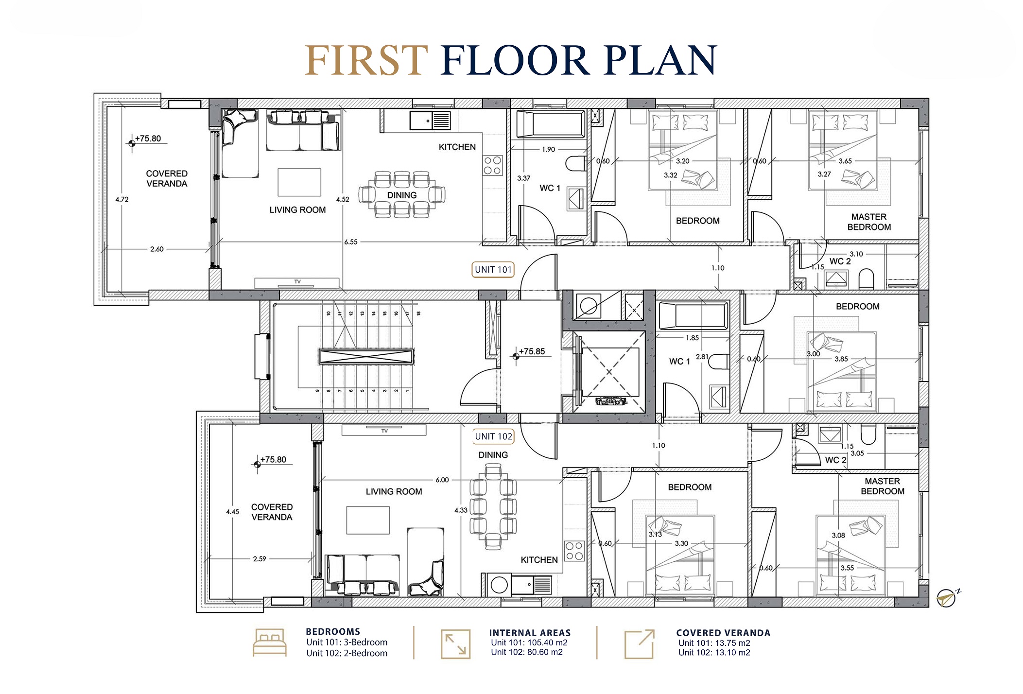 Two and Three Bedroom Apartments – Ref. SUN1585