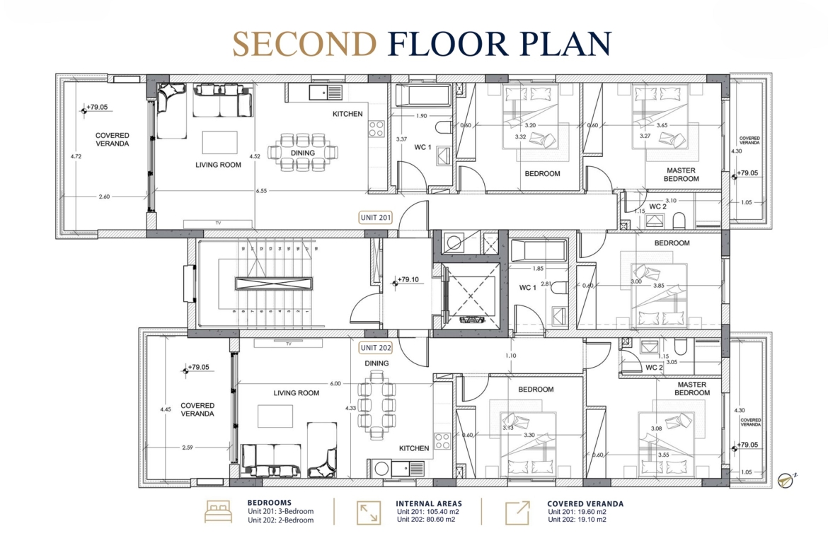 Two and Three Bedroom Apartments – Ref. SUN1585