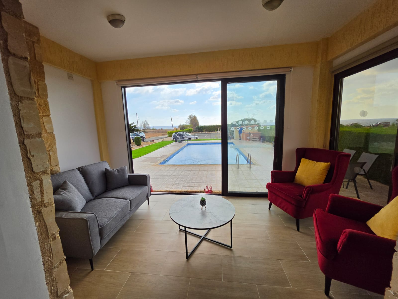 4 Four Bedroom villa with a swimming pool by the coast line Ref. SUN1591